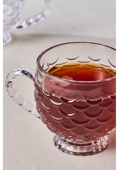 Karaca  Beril 6 Kişilik Cam Çay Fincan Takımı180 Ml