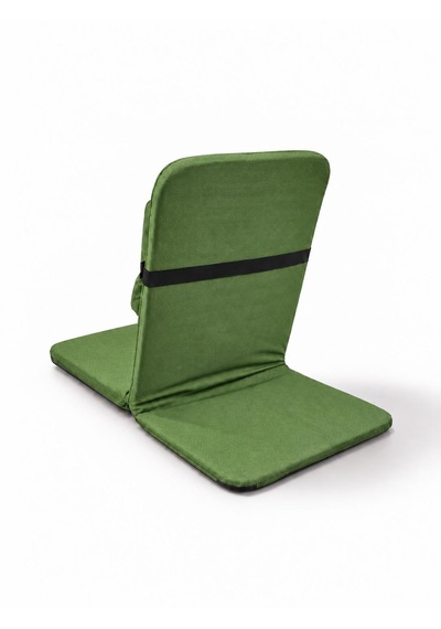 Meditasyon Sandalyesi İlave Yastıklı Backjack Xl Yoga, Nefes, Meditasyon Sandalyesi Duck Kumaş Yeşil