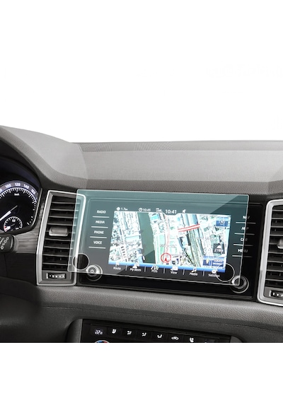 Skoda Karoq Uyumlu 8 İnç Navigasyon 9h Nano Ekran Koruyucu 9H Nano Ekran Koruyucu