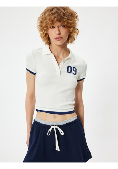Koton Polo Yaka Tişört Arkası Baskılı Kaşkorse Kısa Kollu Slim Fit Ekru 4sal11053ık Ekru Koton Polo Yaka Tişört Arkası Baskılı Kaşkorse Kısa Kollu Slim Fit Ekru 4sal11053ık Ekru