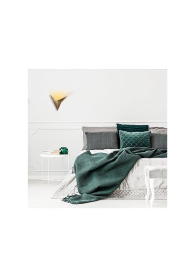 Şık Eskitme Metal Aplik G9 Duvar Lambası 34x5x34 Cm Salon Yatak Odası Aydınlatma, Beyaz-3203 Diğer