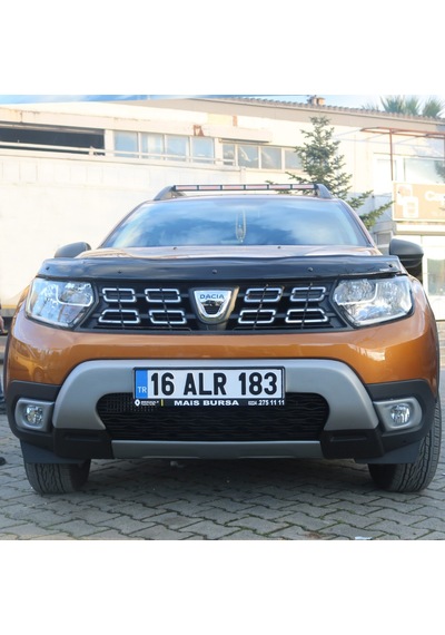 Cappafe Dacia Duster Sis Farı Çerçevesi Gri 2018