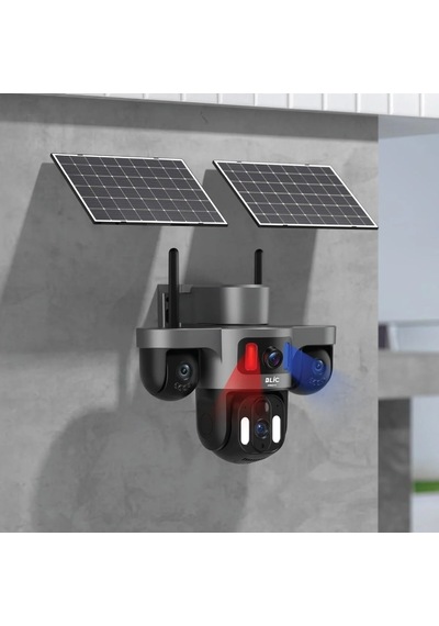 Miaxtreme 9mp Çift Solar Panel 7.5wx2 3 Senkron Lens Ip66 Sertifikalı Sensör Takip Yoosee Türkçe Solar Kamera