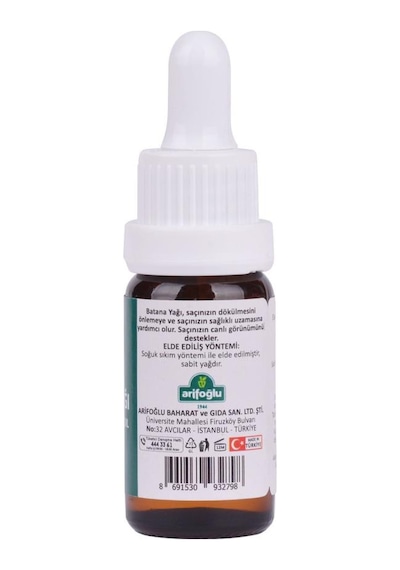 Batana Yağı 10ml %100 Saf Pure Batana Oil Arlab