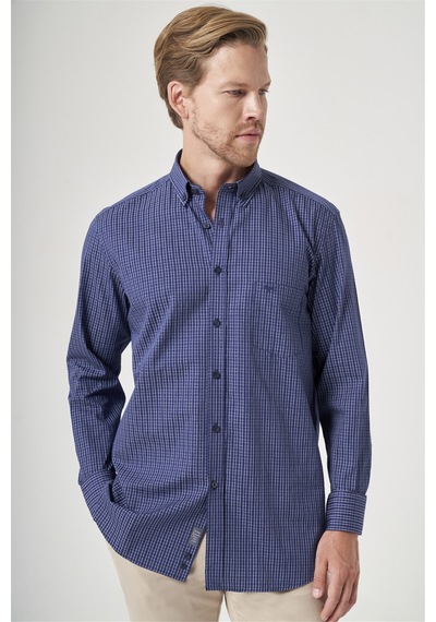 İmza Beyaz-lacivert Düğmeli Yaka Uzun Kol Cepsiz Slim Fit %100 Pamuk Gömlek 1004260204 Beyaz - Lacivert İmza Beyaz-lacivert Düğmeli Yaka Uzun Kol Cepsiz Slim Fit %100 Pamuk Gömlek 1004260204 Beyaz - Lacivert