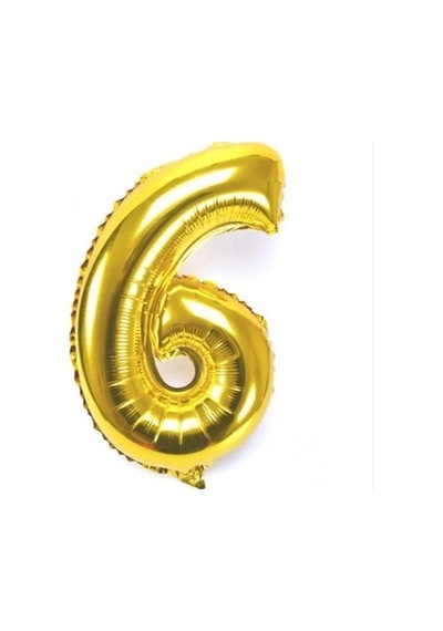 Altın Sarısı Folyo Rakam Balon