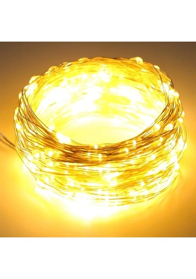 Powermaster Pm-37723 Usb Girişli Uzaktan Kumandalı 30 Metre 8 Modlu Günışığı Dekoratif Yılbaşı - Peri Led Işık