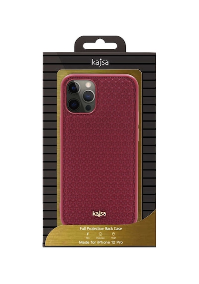 Kajsa Apple Uyumlu iPhone 12 Pro Max Kılıf Kajsa Splendid Serisi 3D Leaf Kapak ZORE-219004