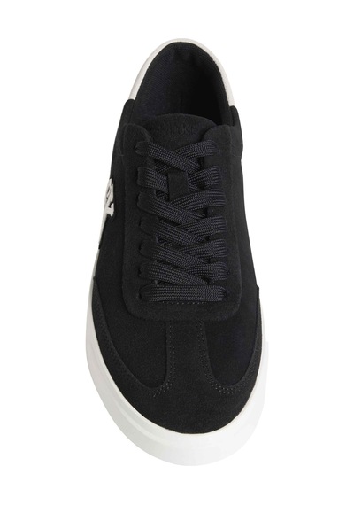 Calvin Klein Kadın Marka Logolu Günlük Kullanıma Uygun Siyah-beyaz Sneaker Hw0hw03144 0gm