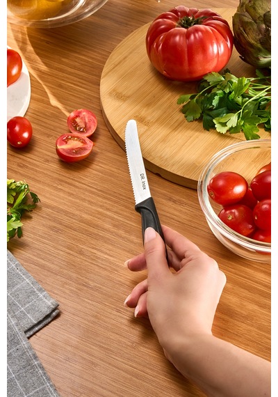 Dr. Inox Domates Bıçağı Siyah 22 Cm Siyah