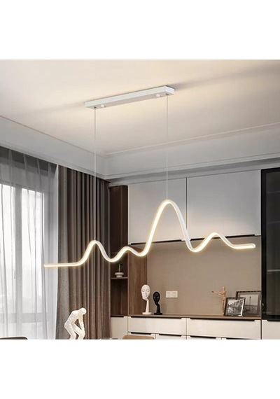 Sarkıt 3 Renk Işık Led Avize 110 cm - Worm