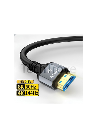 Ultra Hdtv 8k Yüksek Hızlı 2 Metre Hdmı Kablosu 8k