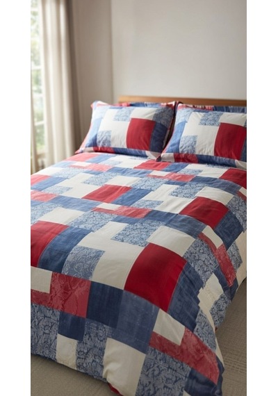 Florya Çift Kişilik Nevresim Takımı 200x220 Cm Çok Renkli