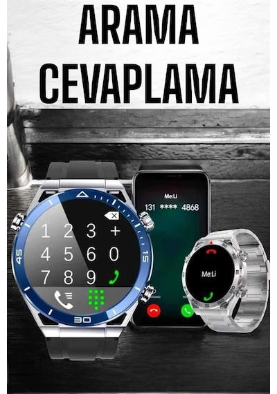 Mey İthalat Akıllı Saat 2024 Model Arama Cevaplayan Uyku Ve Sağlık Takibi