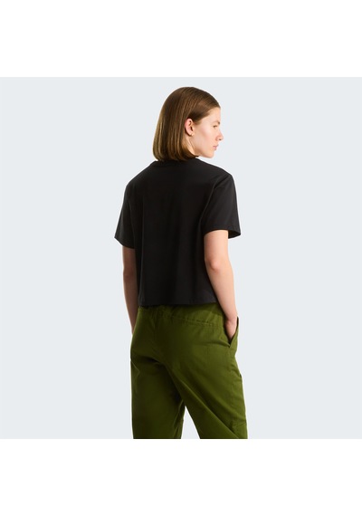 The North Face Evolution Simple Dome Crop Rlx Kadın Siyah T-shirt Nf0a8fdhjk31