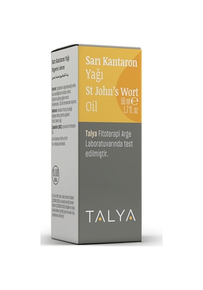 Talya Soğuk Sıkım %100 Saf ve Doğal Sarı Kantaron Yağı 50 ML