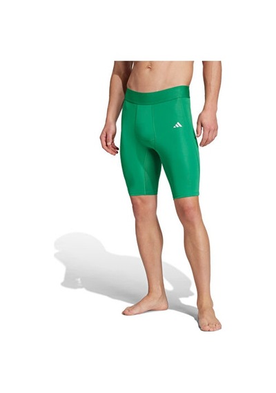 Adidas Techfıt Shrt Tıght M Erkek Antrenman Kısa Tayt Jl8288 Yeşil