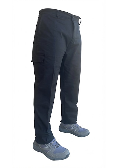 Siyah Gabardin Yazlık İş Pantolonu