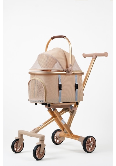 Kedi Köpek Arabası & Puseti Katlanabilir Evcil Hayvan Taşıma Arabası Pet Stroller 100