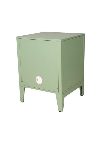 Alfafonet Ziglat Serisi Kilitli Metal Home Office Dolabı Metal Kapaklı Yeşil Ral 6018 450x600x450 Mm