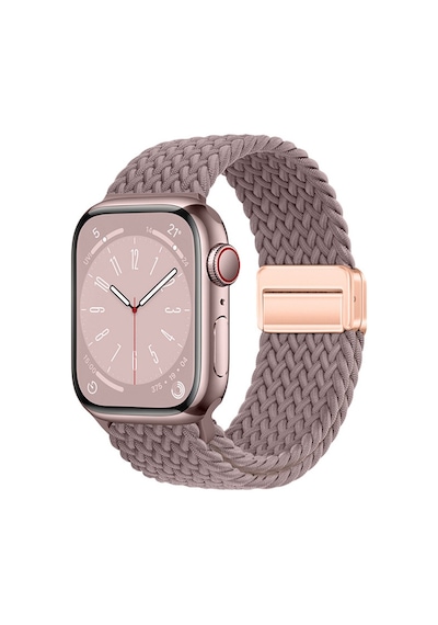 Watch 42mm Mkst Krd-134 Örgü Tasarımlı Hasır Kordon Strap Kayış - Starlight