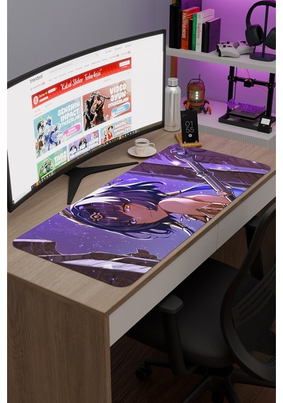 Candace Genshin Impact Anime Gacha V2 - 90x40 Xxl Gaming Mouse Pad Fare Altlığı