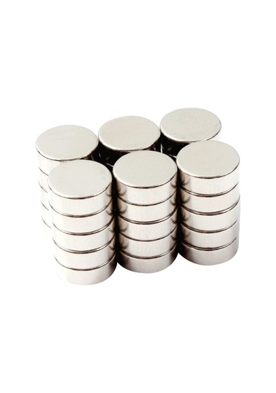30 Adet Çap 8Mm X Kalınlık 3Mm Güçlü Yuvarlak Neodyum Mıknatıs