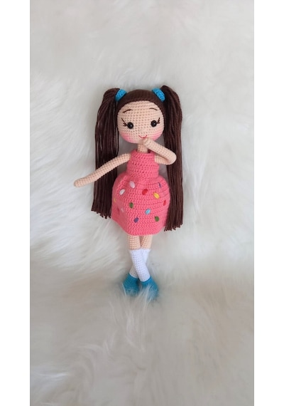 Sofia Bebek Amigurumi Organik Oyuncak