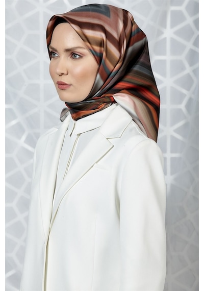 Armine Özel Nostalji Serisi Twill İpek Eşarp Modelleri 8237D-02