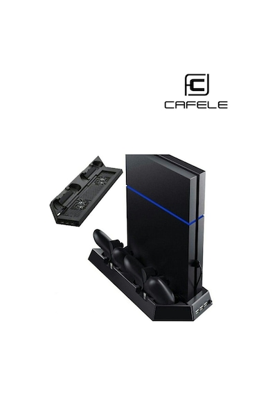 Ps4 Fat-ps4 Slim-ps4 Pro Joystick Kol Şarjlı Multifonksiyonel Fanlı Dikey Stand