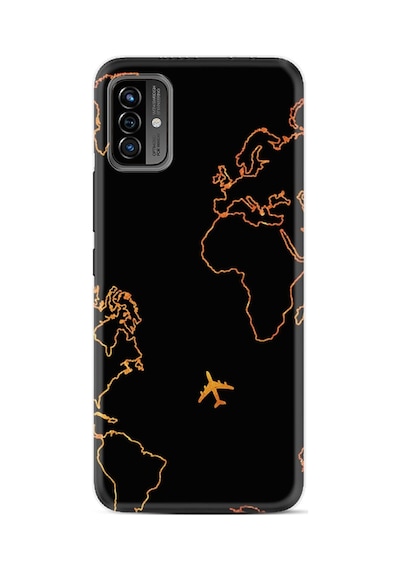 Reeder P13 Blue Max Pro Lite 2022 Kılıf Desenli Baskılı Resimli Figür Harita Ve Uçak 1777