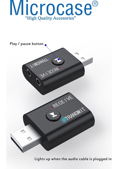 Bluetooth 5.0 2In1 Usb Ses Alıcı - verici Mini Adaptör - Al2610