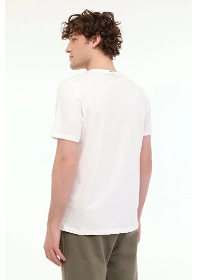 Lumberjack 5m Ml Renato 11ıtl1030 5fx Erkek T-shirt 101940309 Ekru