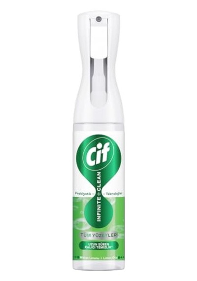 Infinite Clean Doğal Probiyotikli Sprey Tüm Yüzeyler İçin Misket Limonu & Limon Otu 280 Ml 10'lu Set