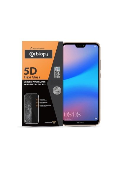 Blogy P20 Lite İle Uyumlu Flexi 5d Ekran Koruyucu