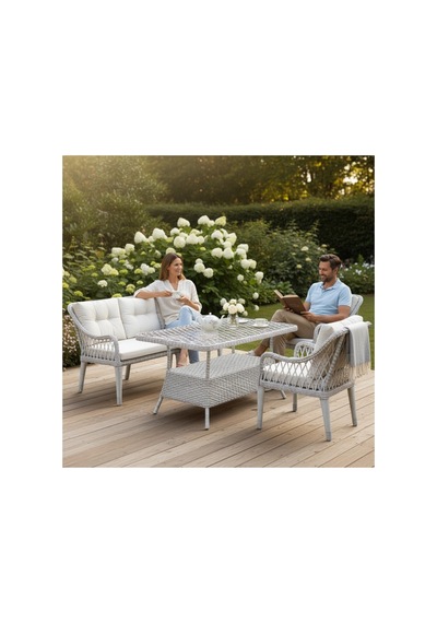 Kaş Alüminyum 3+1+1+masa 80 140 Rattan Bahçe Balkon Mutfak Takımı,krem Kumaş/beyaz Rattan Kaş Alüminyum 3+1+1+masa 80 140 Rattan Bahçe Balkon Mutfak Takımı,krem Kumaş/beyaz Rattan