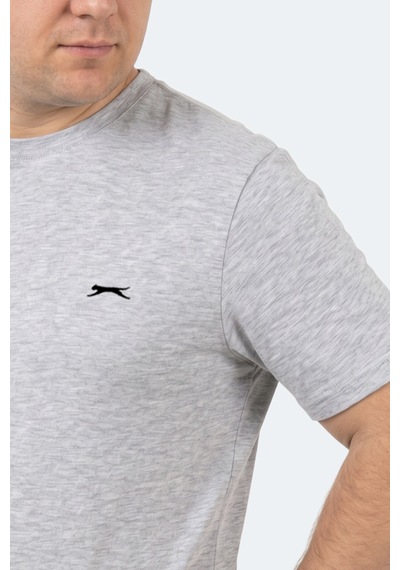Slazenger Rosalva Jmb Erkek Büyük Beden Gri Tişört