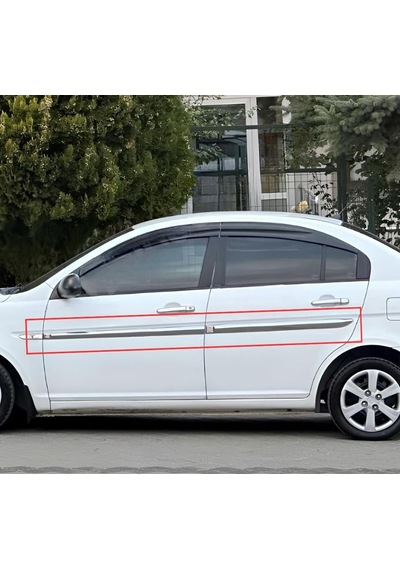 Ebal Otomotiv Hyundai Accent Era Krom Yan Kapı Çıtası 4 Kapı 2006 Üzeri P.Çelik
