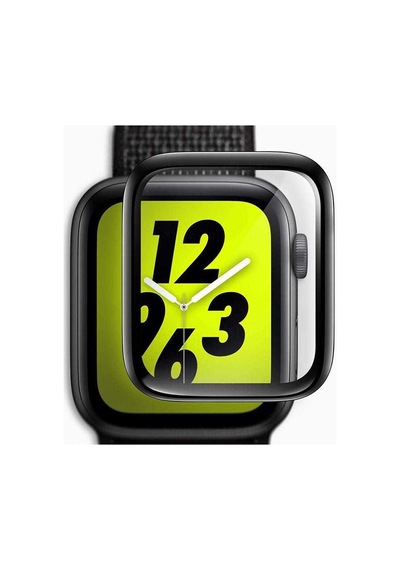 Watch 38mm Mkst 3d Full Yapışkanlı Cam Ekran Koruyucu - Siyah
