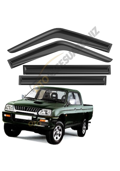 Cam Rüzgarlığı Fermeq Mugen Mitsubishi L200 1992-1999 4lü