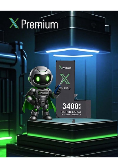Xpremium Apple Uyumlu iPhone  11 Pro Max Batarya Pil Süper Yüksek Kapasiteli Güçlendirilmiş 4200 Mah