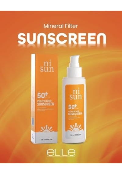 Tr Ni Sun Spf 50+ Uva-uvb Mineral Filtreli Güneş Kremi, 100 Ml