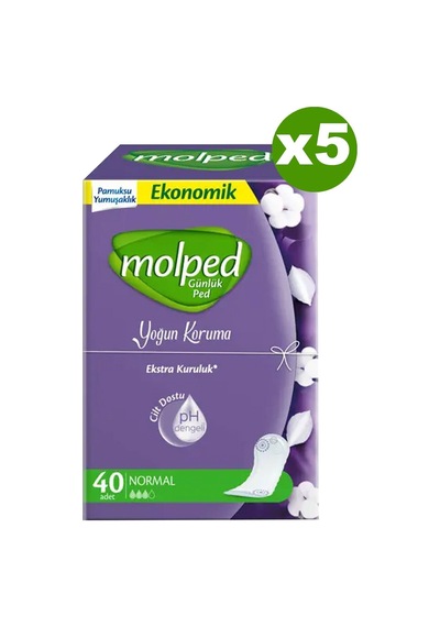 Yoğun Koruma Günlük Ped 40 X 5 Adet 2200003194135