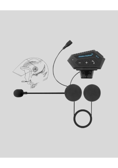 Bt22 Kablosuz Kask Kulaklığı Bluetooth 5.0, Intercom, Su Geçirmez Ve Uzun Ömürlü Batarya Yeni Nesil 99796389