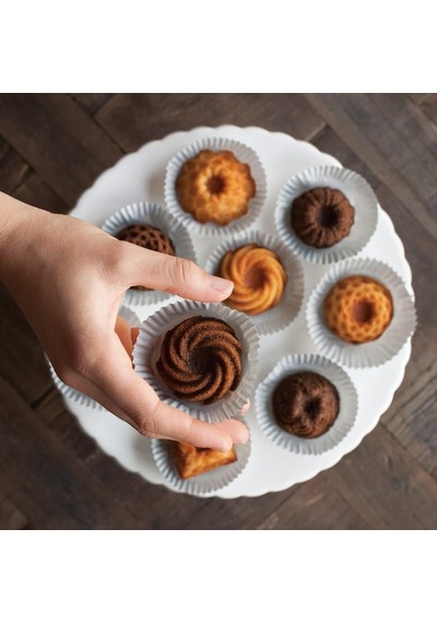 Nordicware Mini Bundt Şekilleri Kalıbı Renkli