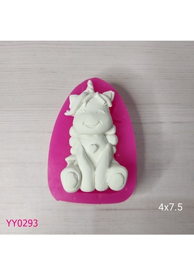 Yy0293 Oturan Unicorn Silikon Kalıp