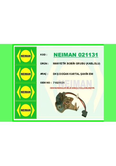 Manyetık - 777 - Bobın Grubu Kablolu Dks Dogan Kartal - Dpmıx-hb - Sahın Em