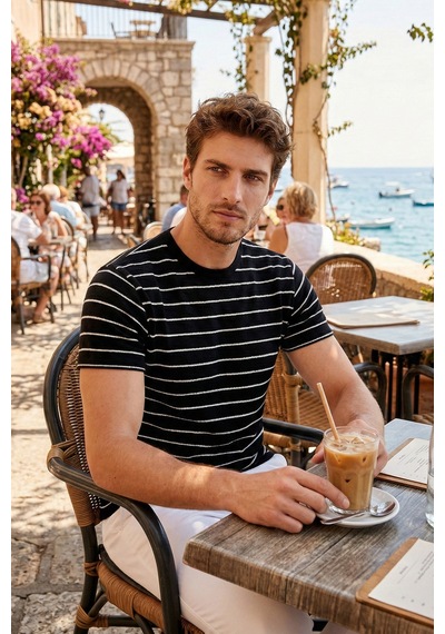 Buratti Erkek T Shirt 5904039 Siyah Siyah