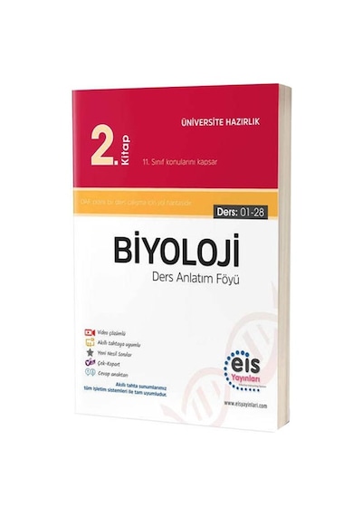 Yks Biyoloji Ders Anlatım Föyü 2 Kitap Eis Yayınları