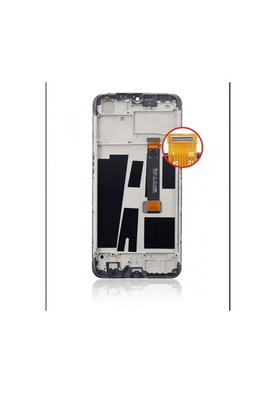 Oppo Uyumlu Ax7 Ekran Dokunmatik Siyah Çıtalı Siyah